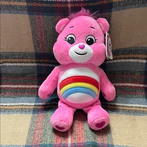 Pink Plush Care Bear Toy